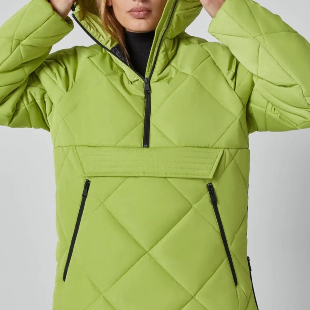 Alp N Rock Womens Yuki Anorak Pullover Ski Jacket | Citron Green | NWO tags